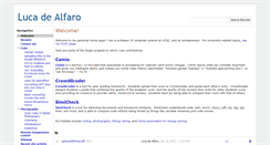 Desktop Screenshot of luca.dealfaro.org